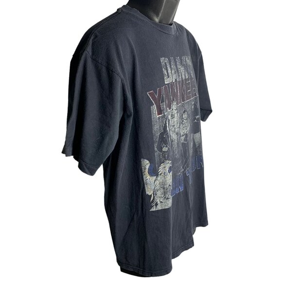 Vintage 90s Damn Yankees T Shirt XL Black Crewneck Single Stitch Short Sleeve - Picture 3 of 8